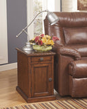 Laflorn Chairside End Table with USB Ports & Outlets