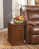 Laflorn Chairside End Table with USB Ports & Outlets