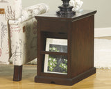 Laflorn Chairside End Table with USB Ports & Outlets