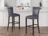 Briar III 30" Bar Stool, Gray