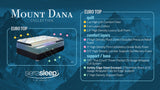 Mt Dana Euro Top Mattress