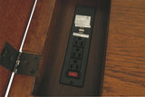 Laflorn Chairside End Table with USB Ports & Outlets