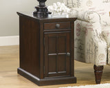 Laflorn Chairside End Table with USB Ports & Outlets
