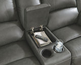 Calderwell Reclining Loveseat with Console