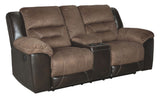 Earhart Reclining Loveseat with Console