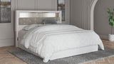 Altyra Upholstered Panel Bookcase Headboard