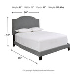 Adelloni Upholstered Bed