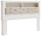 Altyra Upholstered Panel Bookcase Headboard