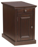 Laflorn Chairside End Table with USB Ports & Outlets