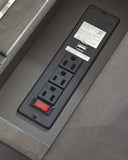 Laflorn Chairside End Table with USB Ports & Outlets