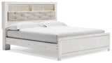 Altyra Upholstered Panel Bookcase Headboard