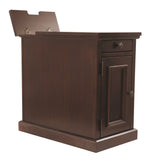 Laflorn Chairside End Table with USB Ports & Outlets