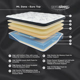 Mt Dana Euro Top Mattress
