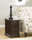 Laflorn Chairside End Table with USB Ports & Outlets