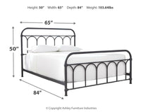 Nashburg Metal Bed