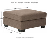 Dalhart Oversized Accent Ottoman