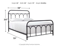 Nashburg Metal Bed