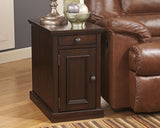 Laflorn Chairside End Table with USB Ports & Outlets