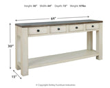 Bolanburg Sofa/Console Table