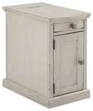 Laflorn Chairside End Table with USB Ports & Outlets