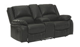 Calderwell Reclining Loveseat with Console