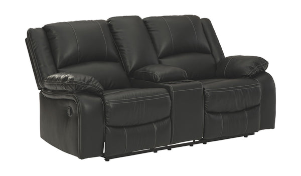Calderwell Reclining Loveseat with Console