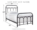 Nashburg Metal Bed