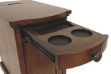 Laflorn Chairside End Table with USB Ports & Outlets