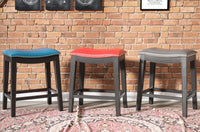 Briar 24" Bar Stool, Teal Blue