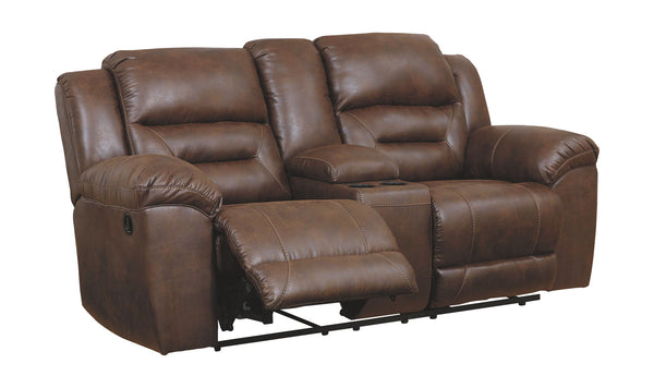 Stoneland Reclining Loveseat with Console