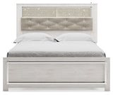 Altyra Upholstered Panel Bookcase Headboard