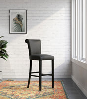 Briar III 30" Bar Stool, Gray